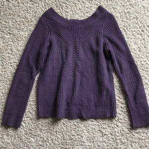 Annabel Open Back Pullover Sweater